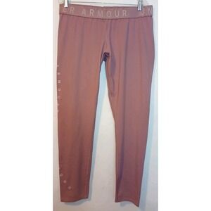 Under Armour Plus High Rise Ankle Legging Heatgear Rose Pink Size XXL   D131